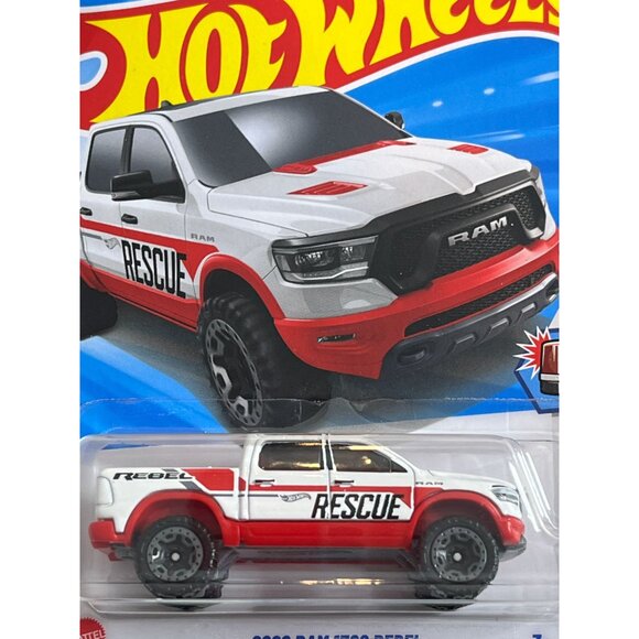 Hot Wheels 2024 Ram 1500 Rebel First Response 3/5 Diecast Truck NOC - Picture 3 of 7